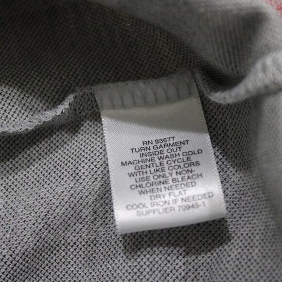 Liz Claiborne Gray Windowpane Check Knit Top Size Small Classic Minimalist - Picture 7 of 7